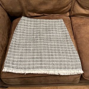 Loft Black and White skirt